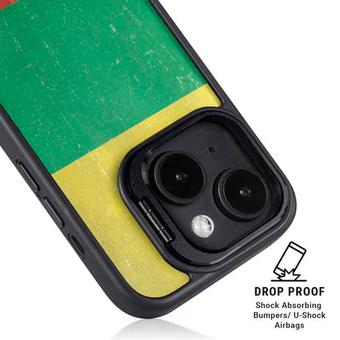 Lithuania Flag Distressed iPhone 13 Kickstand Case